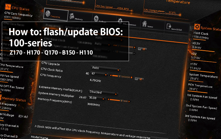 How-to: Flash / Update Your BIOS On GIGABYTE 100-series Motherboards ...